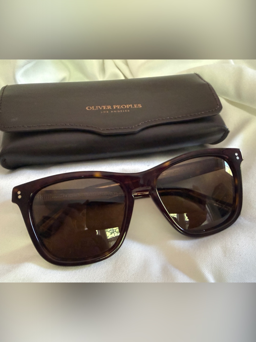 Oliver Peoples OV5449SU Lynes Sun, Polarized Tortoise Sunglasses